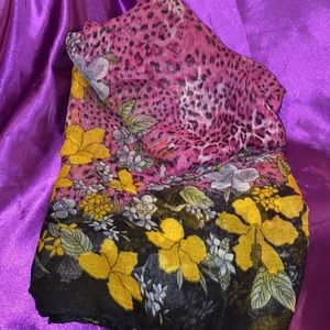Boho Scarf animal print. NWOT
